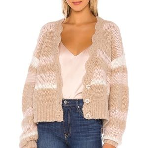 Free People Fine Time Cardigan in Neutral